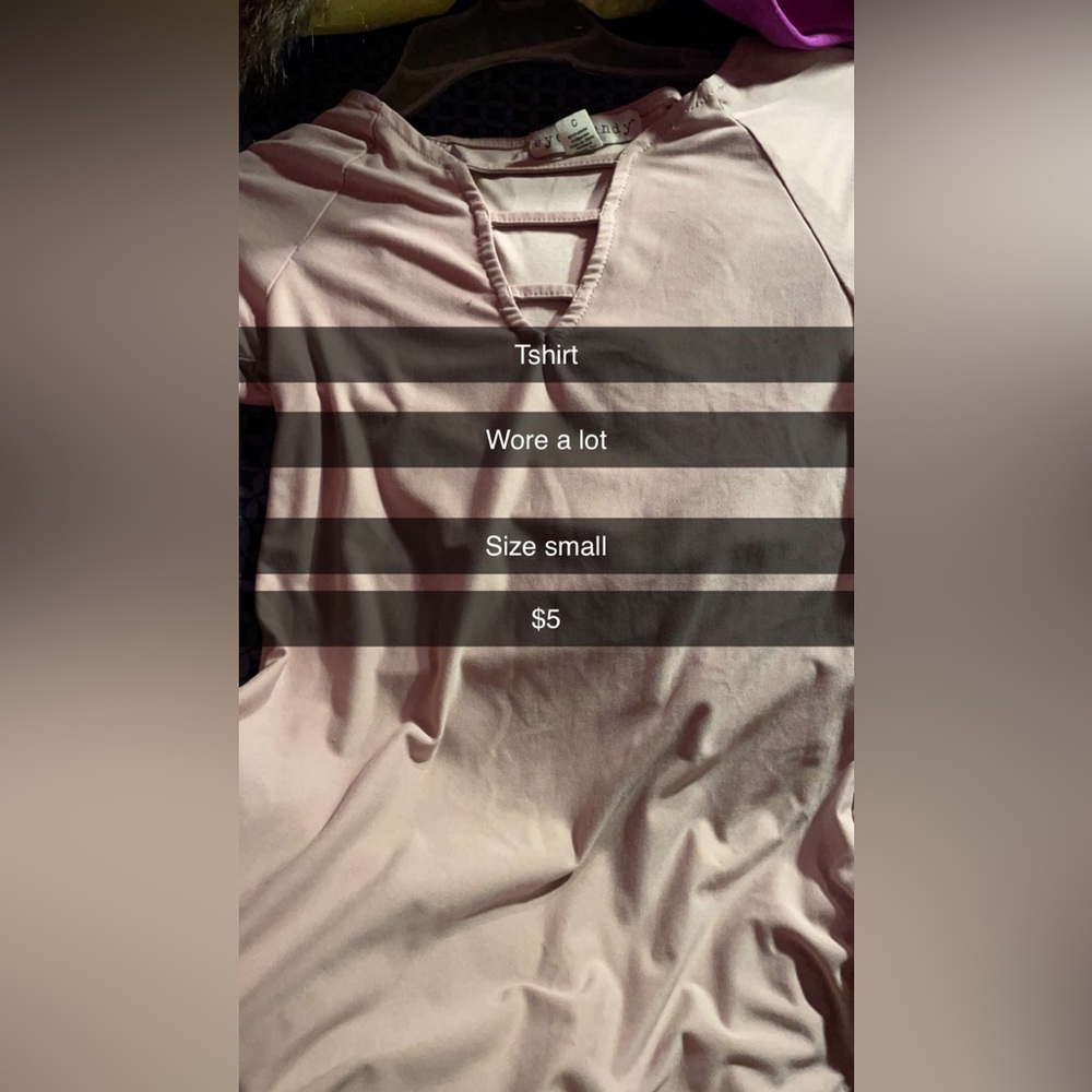 Pink tshirt